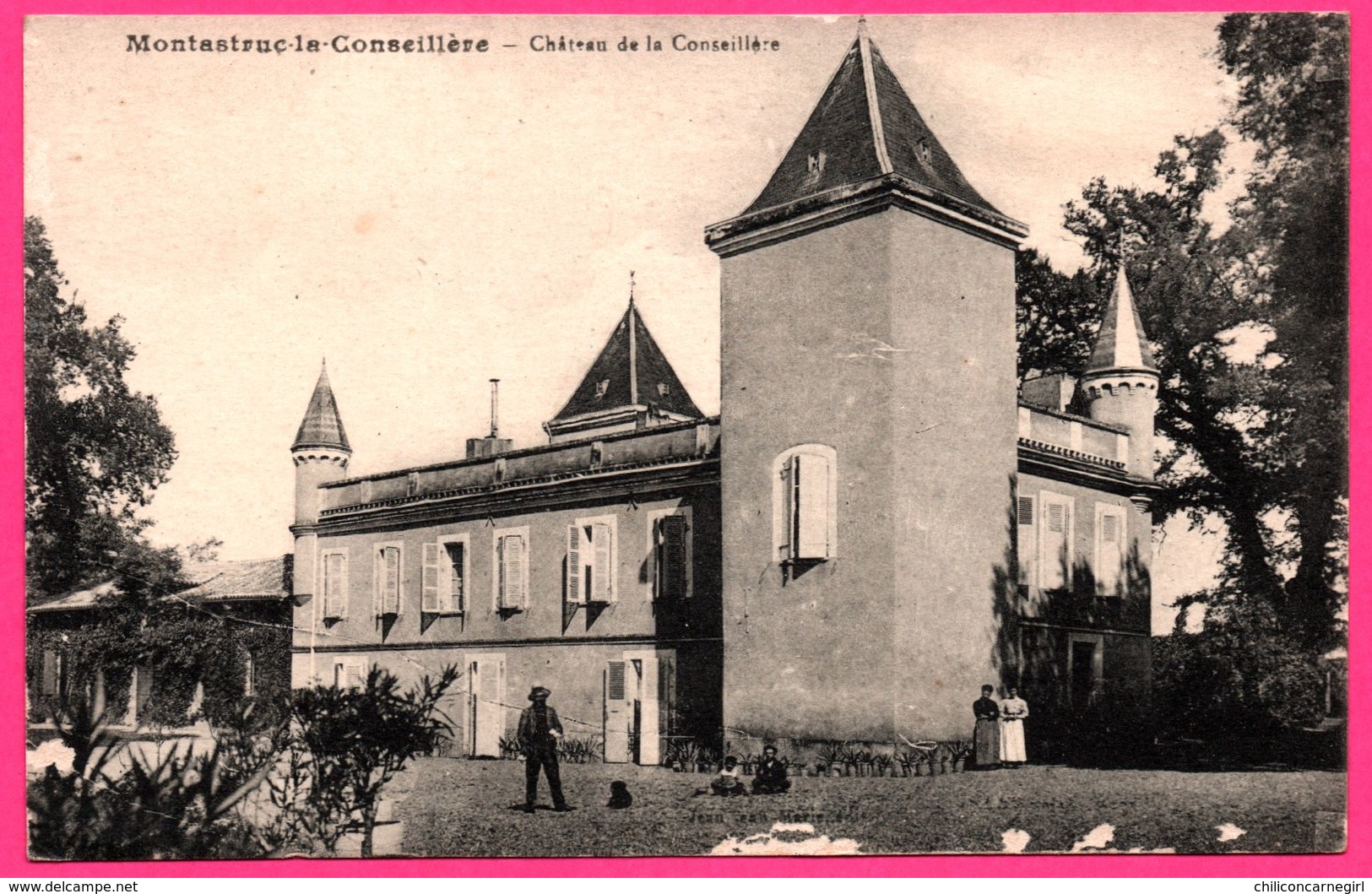 Montastruc la Conseillère - Château de la Conseillère - Gros Plan - Animée