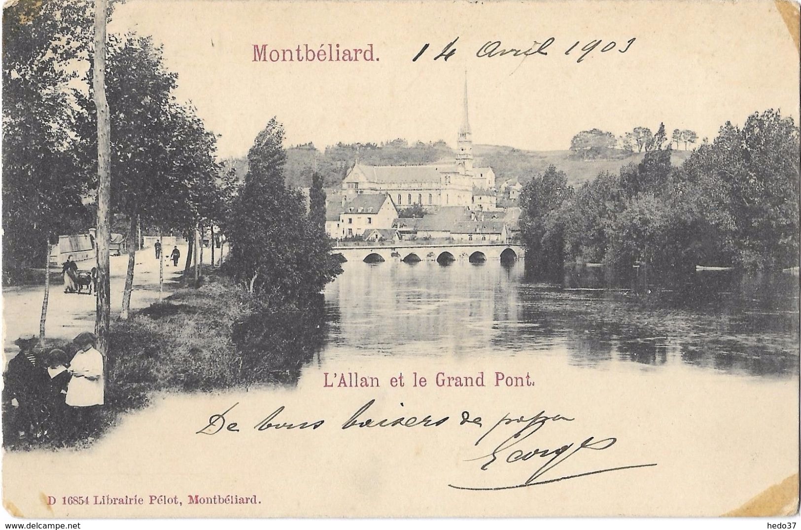 Montbéliard - L'Allan et le Grand Pont