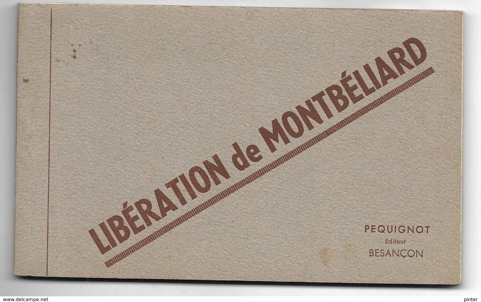 MONTBELIARD - Libération de Montbéliard - Album de 10 cartes postales