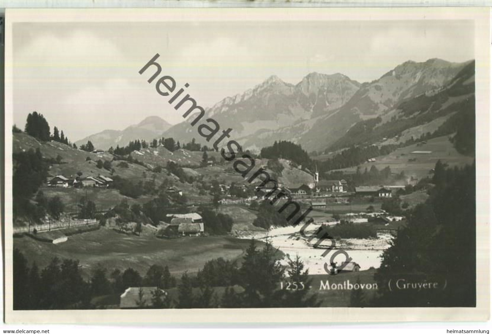 Montbovon - Foto-Ansichtskarte - Verlag O. Sartori Geneve