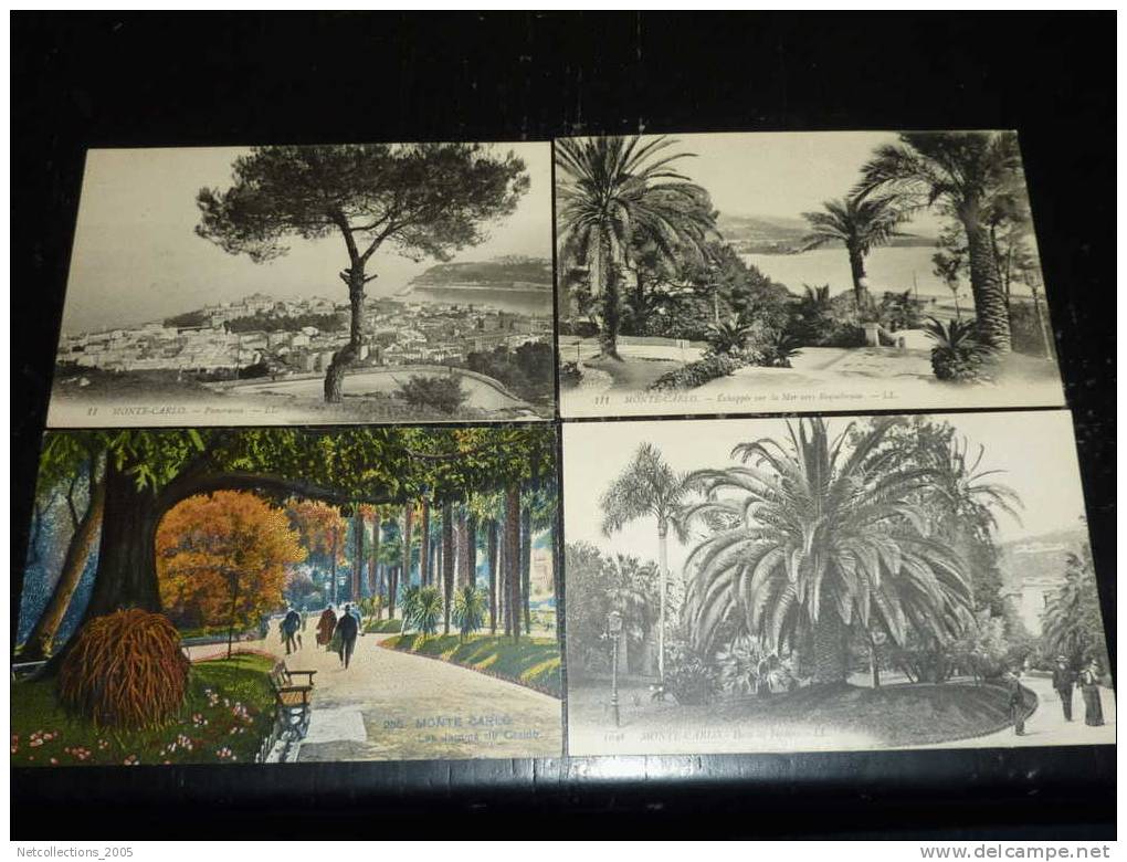 MONTE-CARLO 4 CARTES POSTALE - DESCRIPTIF VOIR ANNONCE - MONACO 05