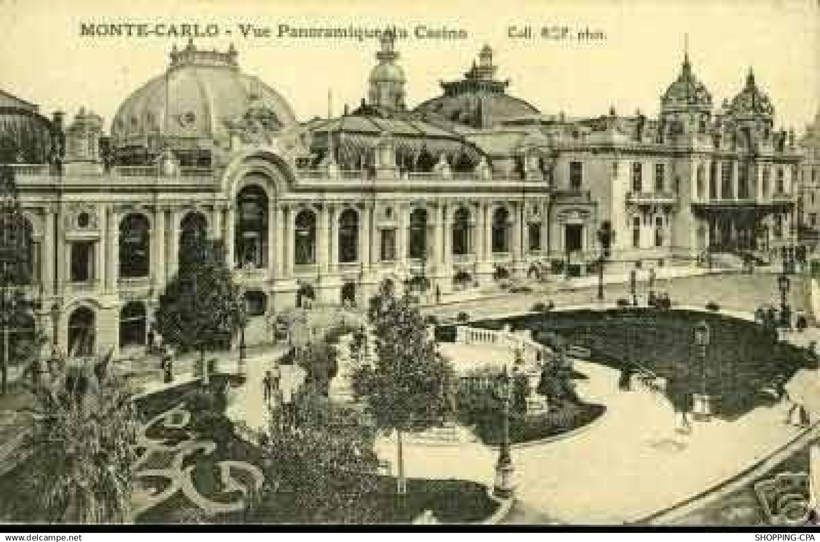 MONTE-CARLO - VUE PANORAMIQUE DU CASINO