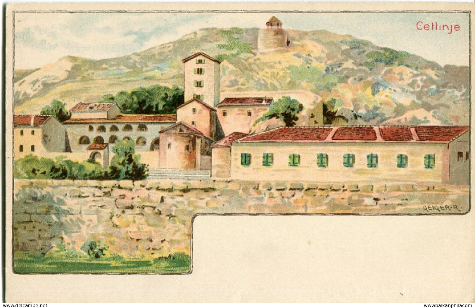 Montenegro Cetinje early chromo