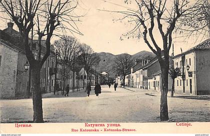 MONTENEGRO - Katunska street.