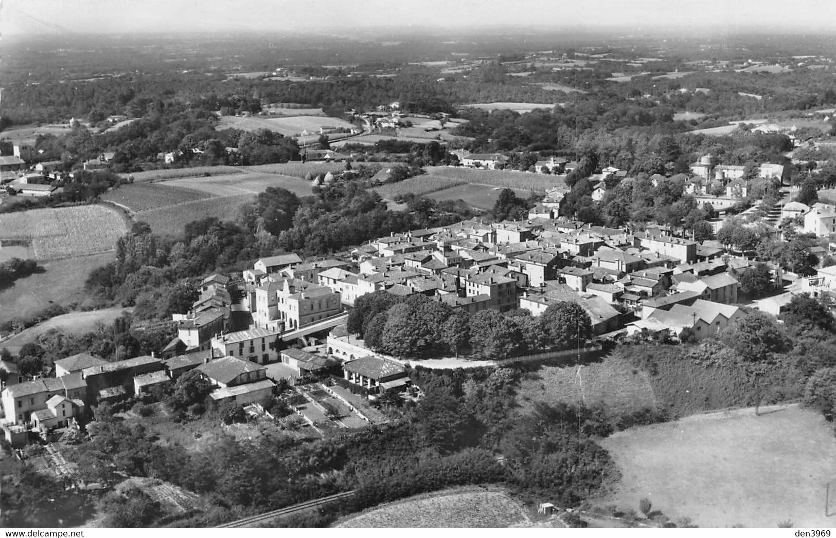 MONTFORT-en-Chalosse (Landes) - Vue aérienne