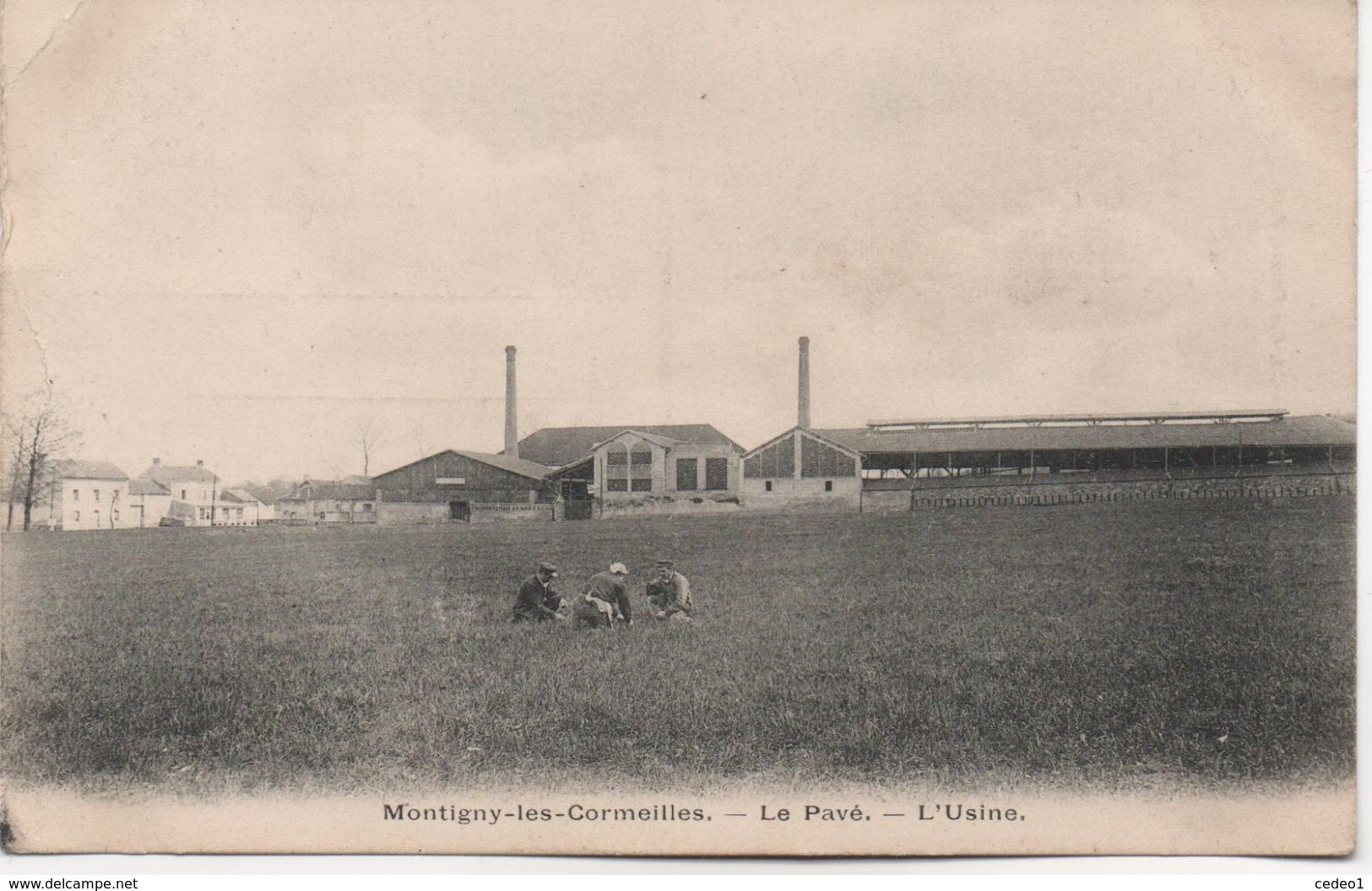 MONTIGNY LES CORMEILLES    LE PAVE  L'USINE