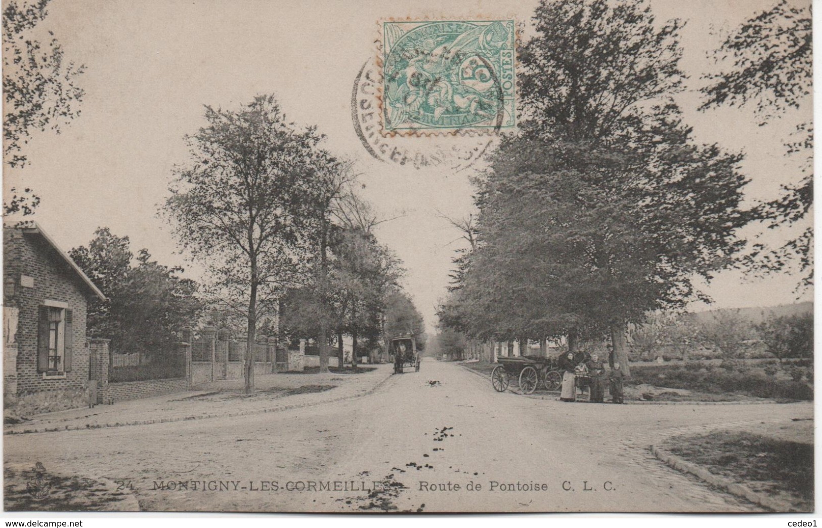 MONTIGNY LES CORMEILLES    ROUTE DE PONTOISE