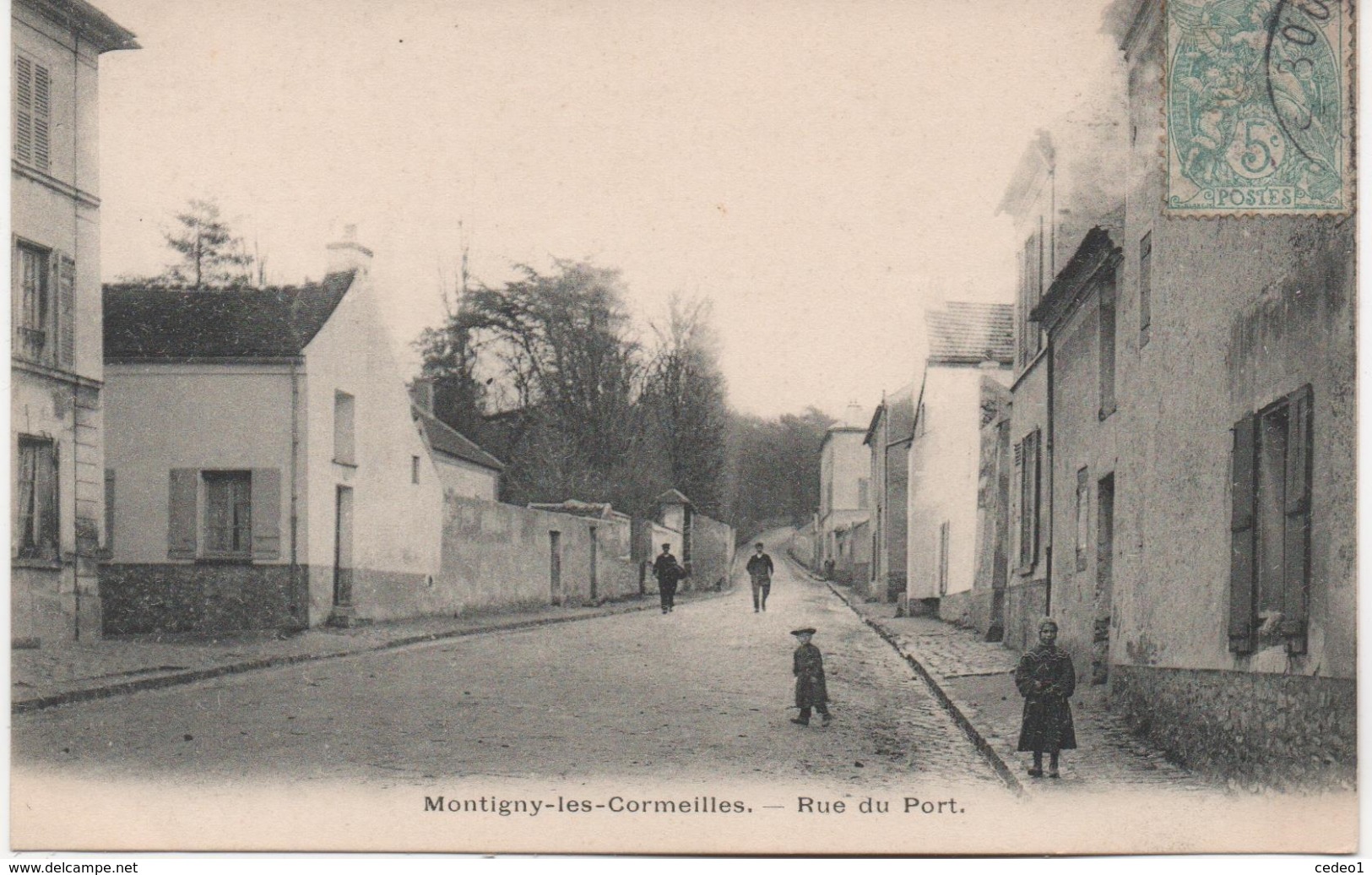 MONTIGNY LES CORMEILLES    RUE DU PORT