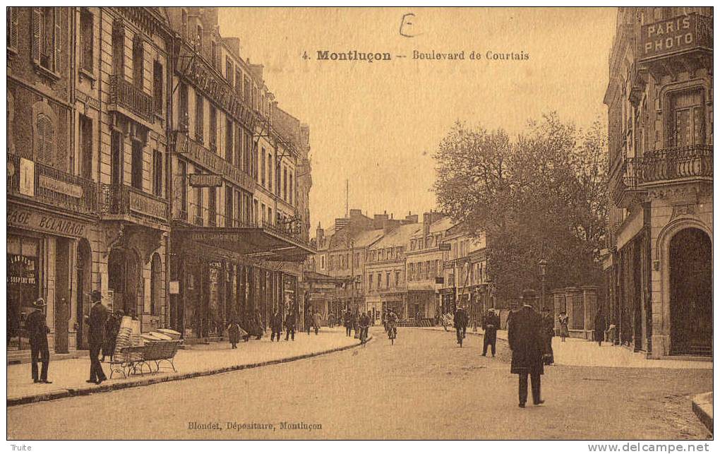 MONTLUCON BOULEVARD DE COURTAIS COMMERCES ANIMEE