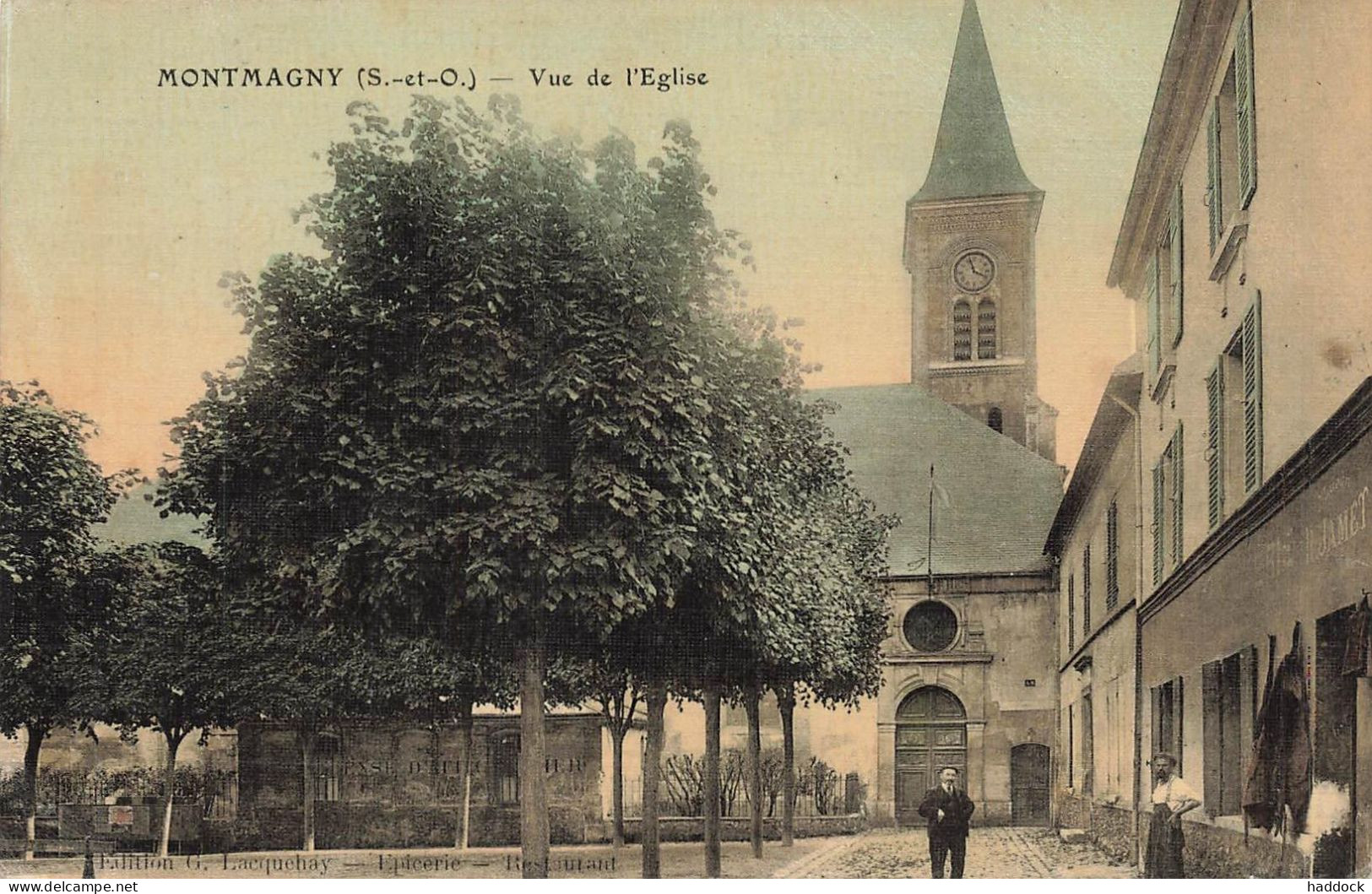 MONTMAGNY : VUE DE L'EGLISE