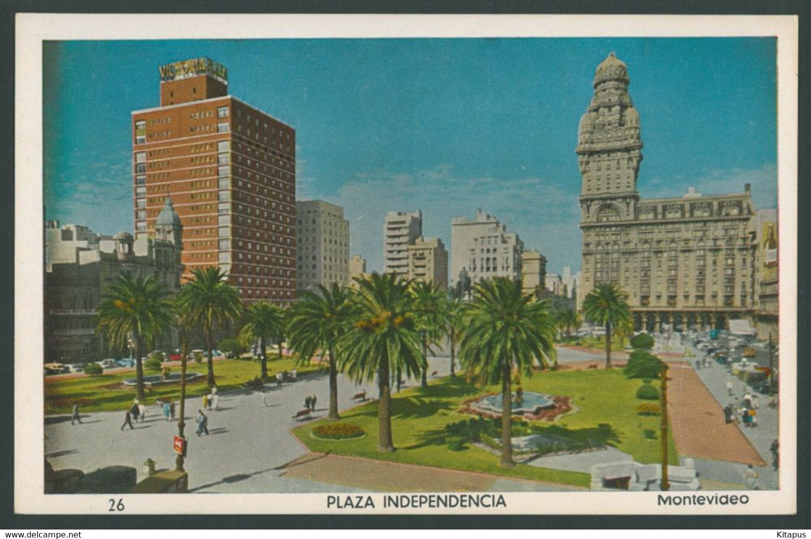 MONTOVIDEO vintage postcard Uruguay