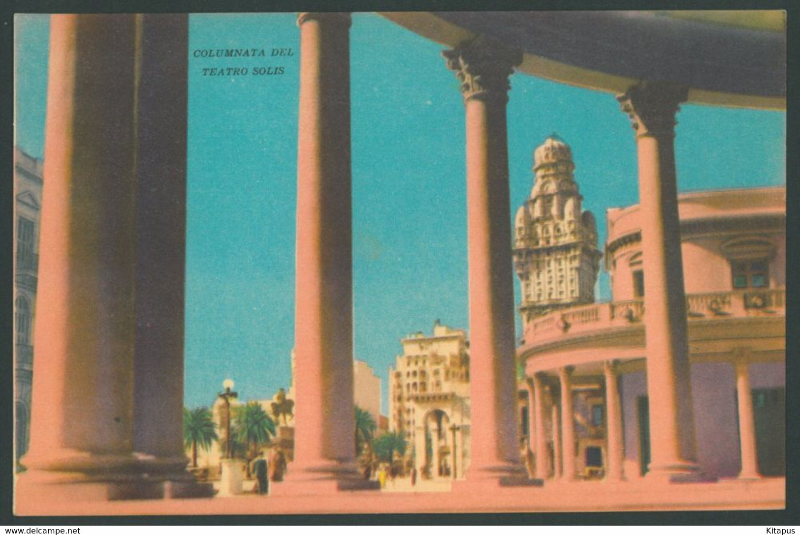 MONTOVIDEO vintage postcard Uruguay