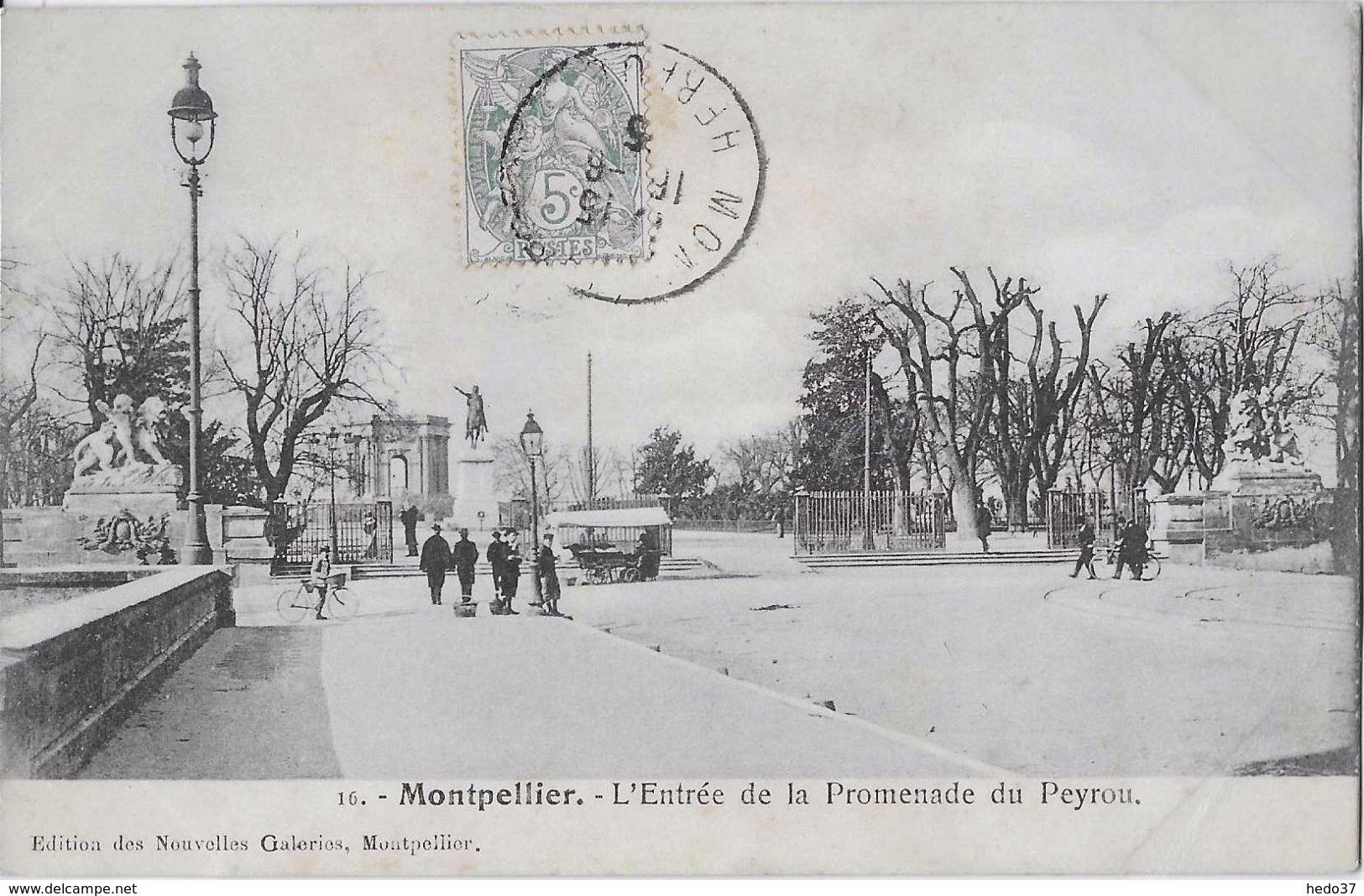 Montpellier - L'Entrée de la Promenade du Peyrou