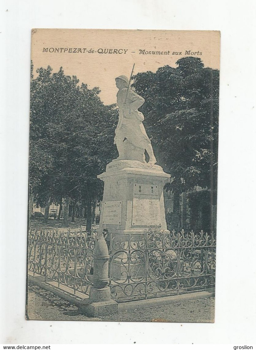 MONTPEZAT DE QUERCY MONUMENT AUX MORTS