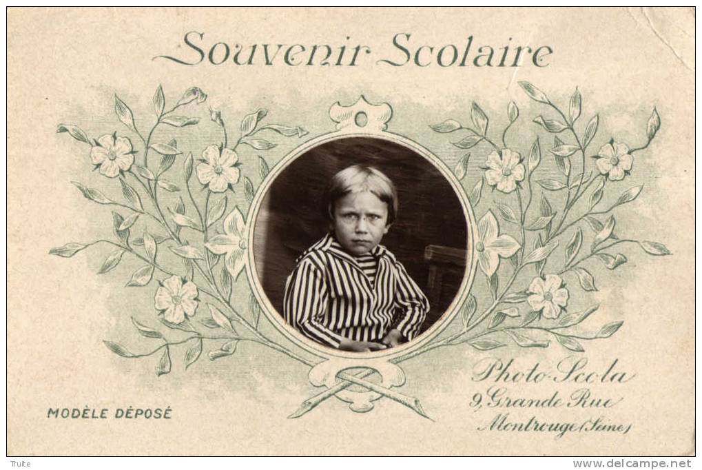 MONTROUGE SOUVENIR SCOLAIRE PEU COURANT PHOTO SCOLA