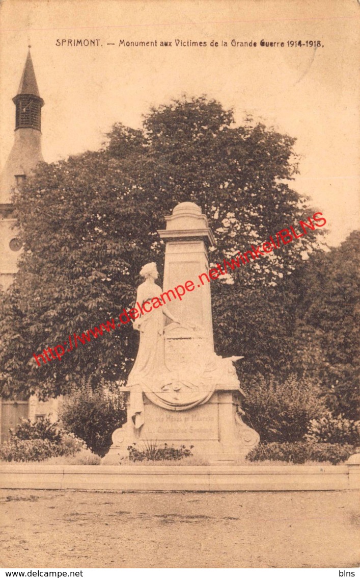 Monument aux Victimes de la Grande Guerre 1914-1918 - Sprimont