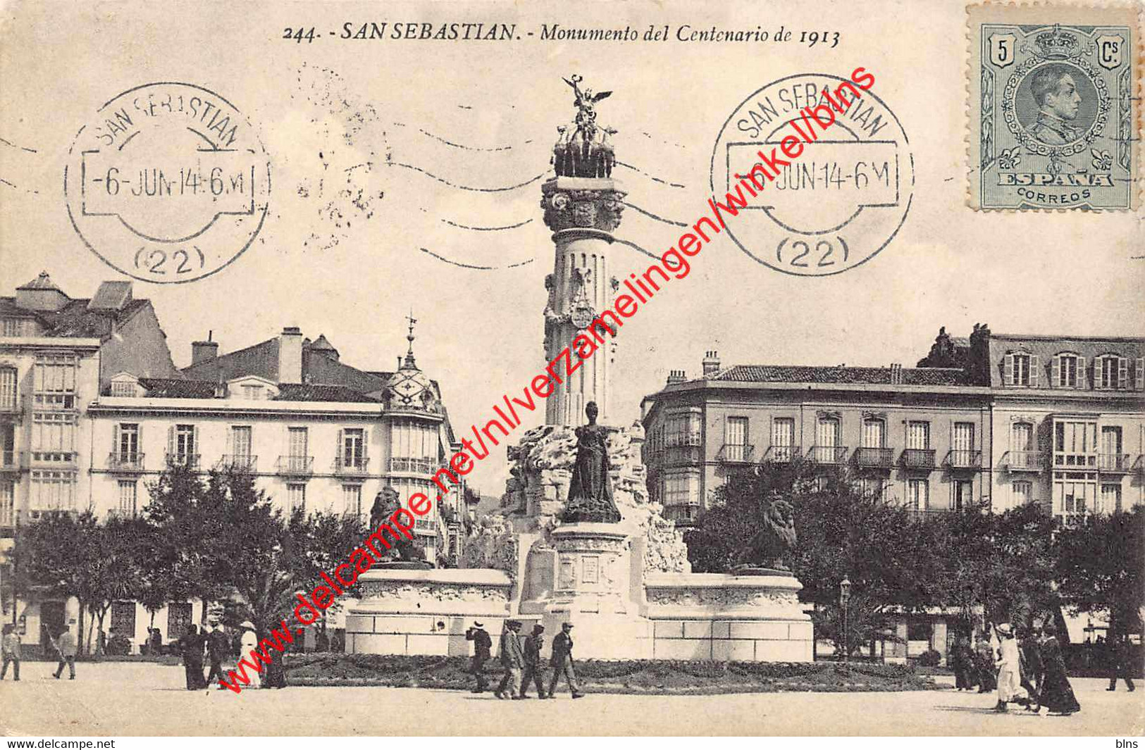 Monumento del Centenario de 1913 - Guipúzcoa San Sebastián Spain España