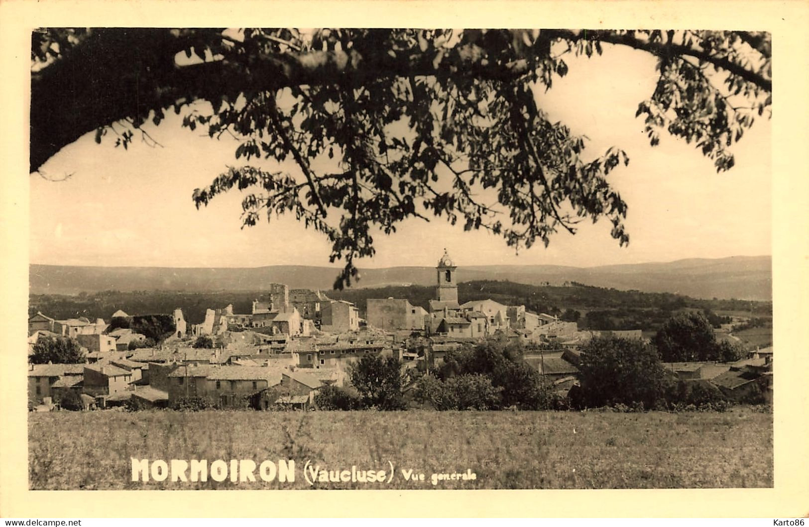 mormoiron * carte photo * le village