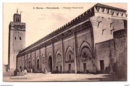 Maroc - Marrakech - Mosquée Moulaï Iazid