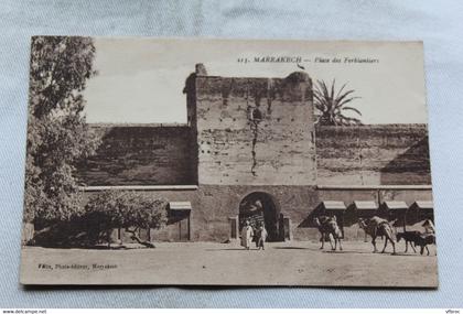 Marrakech, place des Ferblantiers, Maroc