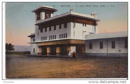 MEKNES 26 LA GARE  (RENE CANU ARCHITECTE)