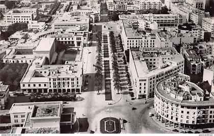 RABAT - Vue aérienne - Cours Lyautey