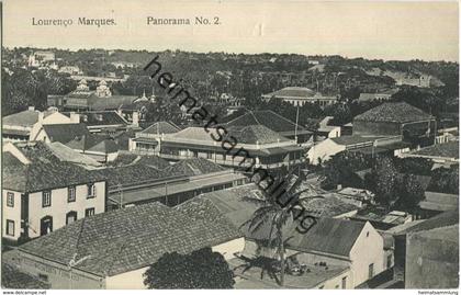 Mosambik - Mocambique - Lourenco Marques - Panorama No. 2