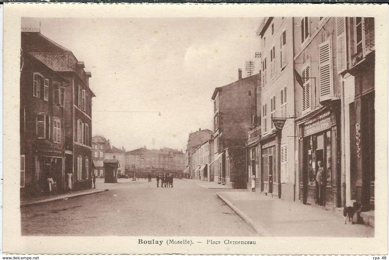 Moselle, Boulay : Place Clémenceau