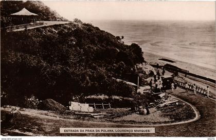 PC CPA MOZAMBIQUE, LOURENCO MARQUES, PRAIA DA POLANA, VINTAGE POSTCARD (b20833)