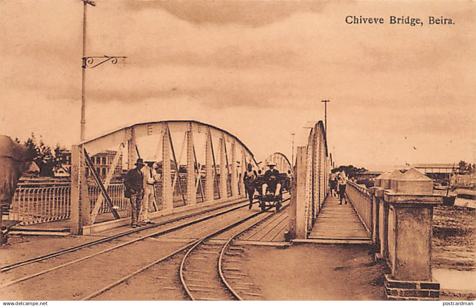 Mozambique - BEIRA - Chiveve bridge - Publ. The Rhodesia Trading Co.