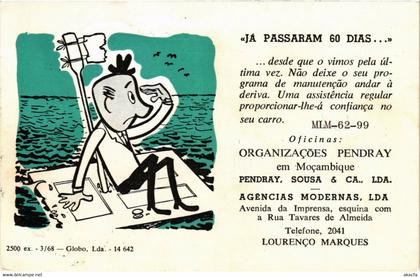 PC CPA MOZAMBIQUE, ORGANIZACOES PENDRAY EM MOCAMBIQUE, POSTCARD (b20778)