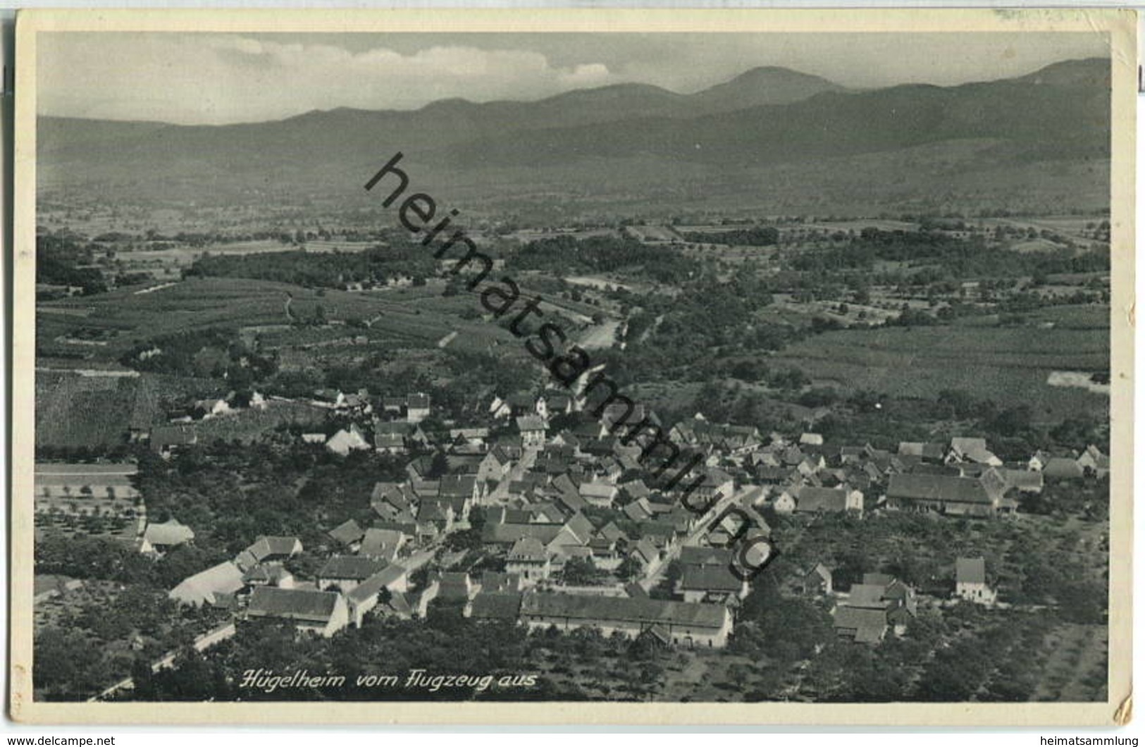 Müllheim - Hügelheim - Flugzeugaufnahme