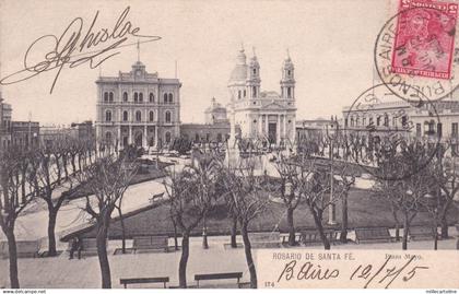 ARGENTINA - Rosario - Plaza Mayo 1905