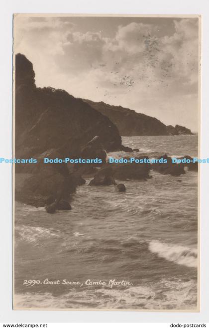 C004894 2990. Coast Scene. Combe Martin. Sunshine Series. RP. E. A. Sweetman. 19