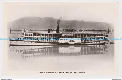 C024966 Cook Tourist Steamer Egypt off Luxor. RP