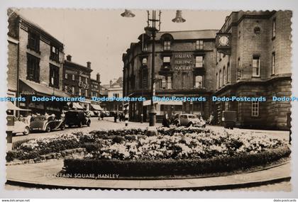 C026249 Hanley Fountain Square Valentine RP PM Stoke on Trent 1964