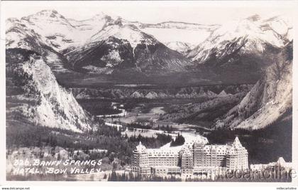 * CANADA - Banff - Photopostcard - Bow Valley, Banff Springs Hotel