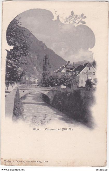 COIRA - CHUR - SVIZZERA - SCHWEIZ - SUISSE - SWITZERLAND - PLESSURQUAI -25913-