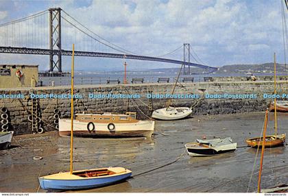 D000688 The Forth Road Bridge from South Queensferry. West Lothian. Dixon. 1974