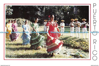 D004290 Puerto Rico. Areyto. Folkloric Ballet. Fotolaminados de Puerto Rico