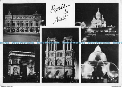 D008158 Paris la Nuit. Yvon. 1953. Multi View