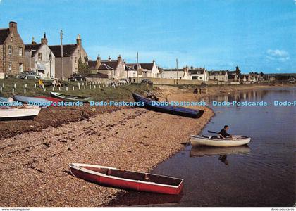 D015282 The Water Front. Findhorn. Moray. RRG. J. Arthur Dixon. Post Card