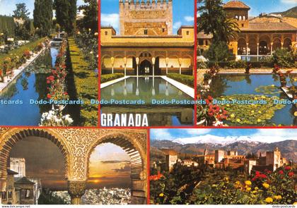 D025488 Granada. No. 1.183 Recuerdo de Granada. Gallegos. Multi View