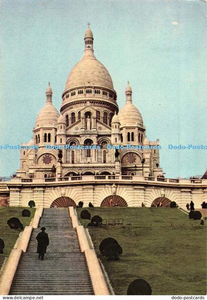 D031399 Paris. 15. Le Sacre Coeur. Sacre Coeur Church. Parisvision. 1965