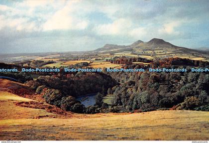 D031908 Scotland. Roxburghshire. The Tweed at Bemersyde. Looking towards the Eil