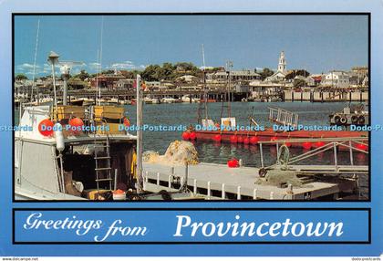 D045083 Greetings From Provincetown. Cape Cod. Massachusetts. South Cape Distrib