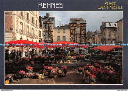 D052063 Rennes. Place Saint Michel. Couleurs de Bretagne. Rennes. Ille et Vilain