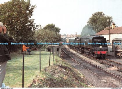 D067063 Swanage Railway. Bulleid Pacific No. 34072. 257. Squadron Passes Swanage