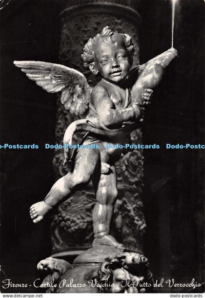 D068283 Firenze. Cortile Palazzo Vecchio. Il Putto del Verrocchio. Florence. Cou