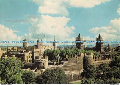 D093603 Tower of London. The Tower and Tower Bridge From the Port of London Auth